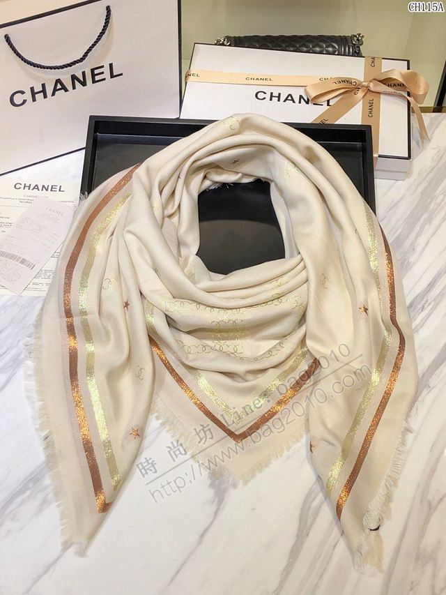 CHANEL圍巾 香奈兒2019最新款羊絨長圍巾 小香大方巾 CHANEL女披肩  llwj6878